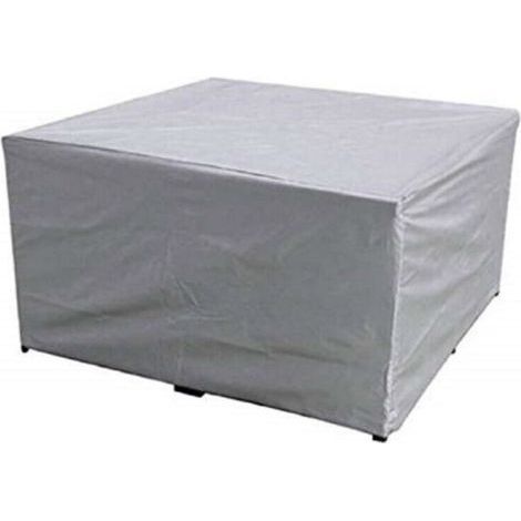 Promotion, Housse Salon de Jardin Oxford Tissu Housse de Protection pour Mobilier Protection contre la pluie et la poussière, Anti-UV (110x110x85cm, argent ),-- (1/5)
