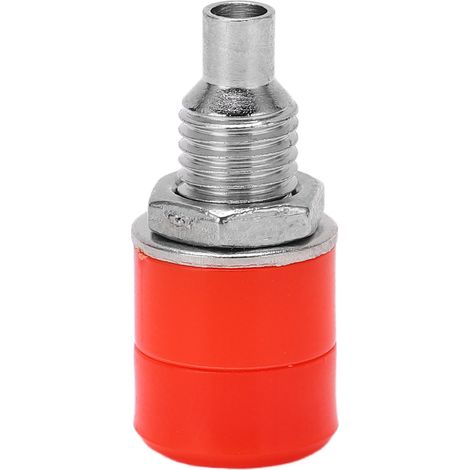 20 Stück 24.070 4mm Bananenbuchsen aus Kupfer, vernickelt, für elektronische Geräte, rot (1/5)