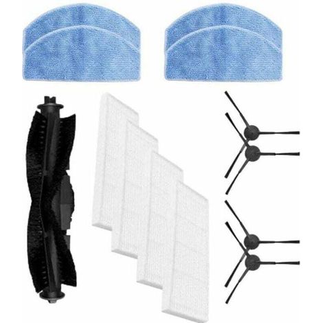 Kit d'accessoires pour aspirateur robot G8000/G8000 Pro/Honiture G20/Laresar evol 3, accessoires de rechange avec 1 brosse principale, 4 brosses latérales, 4 filtres Hepa, 4 lingettes,de DEBUNS (1/4)