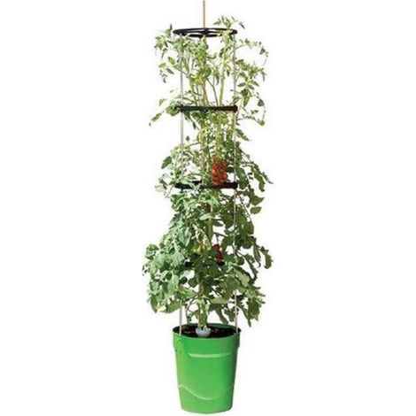 Self Watering Grow Pot Tower - Green - Pack of 1 - G195GRX1