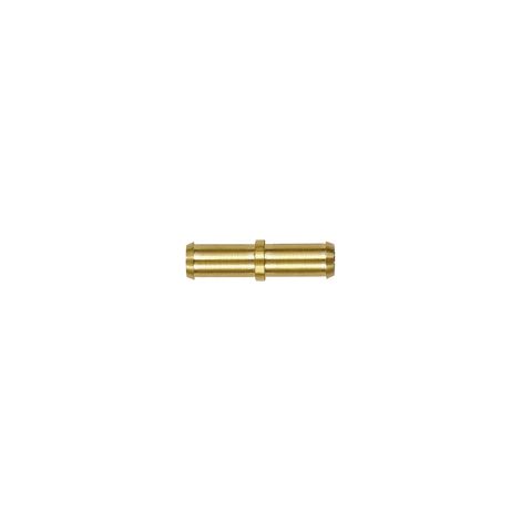 Riegler Gerader Schlauchverbindungsstutzen, für Schlauch LW 6 mm, Messing (1/2)