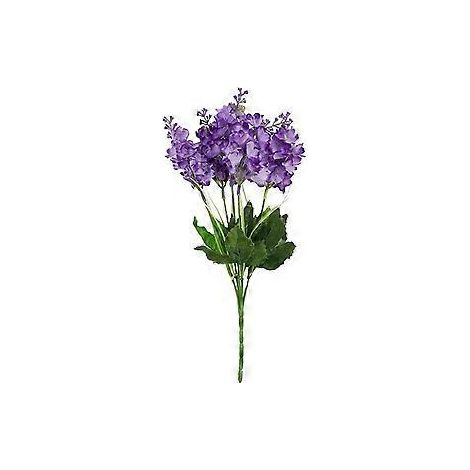 Bouquets de fleurs artificielles glycine et jacinthe en vrac pour vase, décoration intérieure et extérieure, jardin, hôtel, fête, mariage (violet)