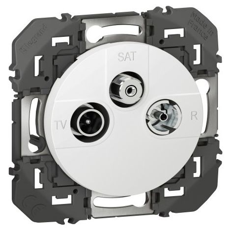 copy of Legrand 057673 P17 Panel Base - 16 A - 250 V - DOM pinout - compact design - black