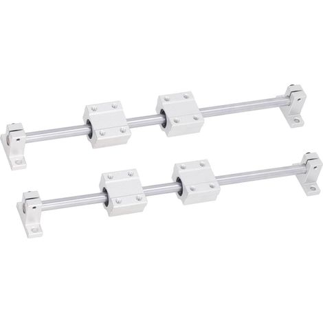 Kit glissière à billes linéaires rail arbre pièces CNC pour équipement électronique tiges de guidage 10‑400 (1/5)