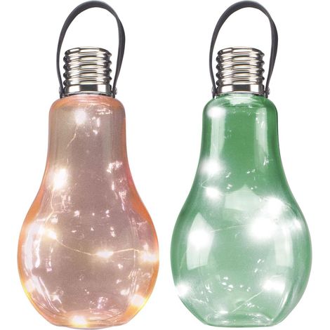 BEPER P207OUT001 Solar-Tischleuchte, Steh- oder Hängeleuchte, Design aus Glas und Metall, mit Kunstlederhaken, automatisches LED-Licht, 6-8 Stunden Akkulaufzeit (1/5)