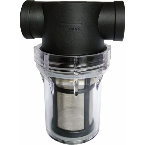 3/4-inch Water Pump Pipeline Filter with 80 Mesh Stainless Steel Filter