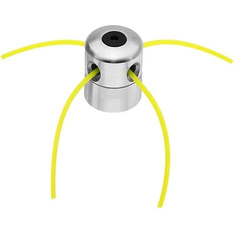 Tête de coupe universelle en aluminium avec quatre fils de coupe pour tondeuse à gazon, tondeuse à gazon à essence - AquaForge