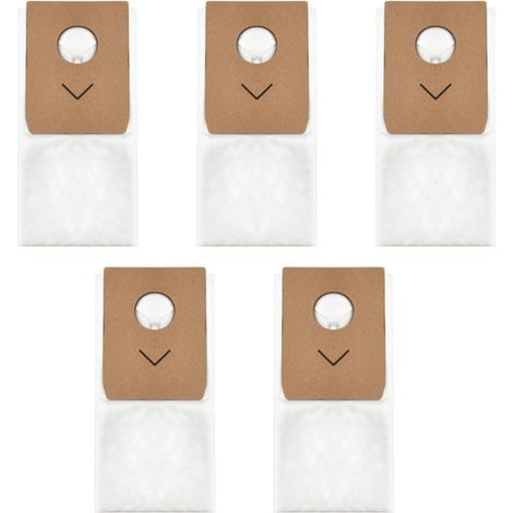 Lot de 5 sacs à poussière de rechange pour aspirateur sans fil (1/5)