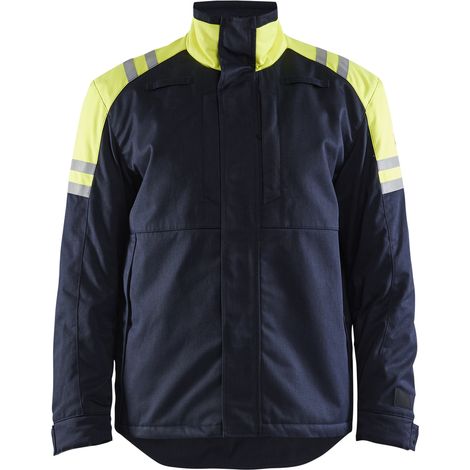 Arbeitsschutzjacke Flammschutz Inhérent Steel 4515 - Marine/Gelb L