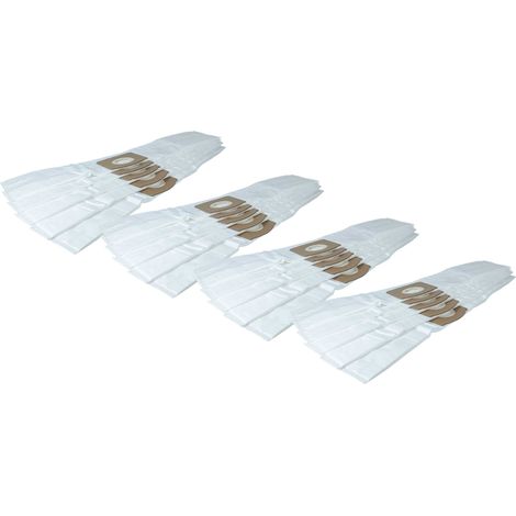 vhbw 20x Vacuum Cleaner Bag compatible with Kärcher WD 1 Compact Battery, WD 1 Compact Battery Set Vacuum Cleaner, 55 cm x 11 cm, White (1/4)