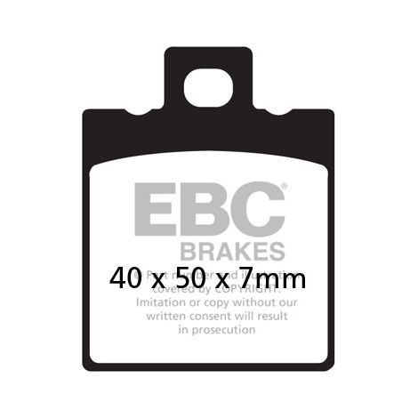 Pastillas de freno EBC SFA047 para scooter (juego para 1 disco)