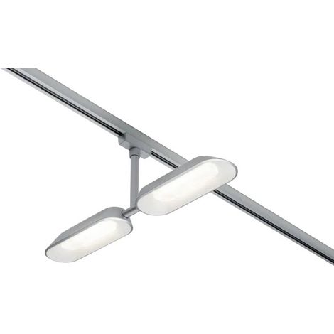 Paulmann Dipper Lampada per sistema su binario URail LED a montaggio fisso 16 W LED (monocolore) Cromo (opaco), Bianco (1/5)