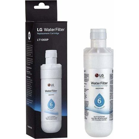 Filtre à eau de rechange YMYNY LG LT1000P – 6 mois / 757 litres (NSF42, NSF53 et NSF401) ADQ74793501, ADQ75795105 ou AGF80300704, blanc (1/4)