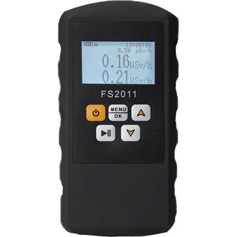 Détecteur radioactif de précision professionnelle Dosimètre Geigers Compteur de rayonnement nucléaire Alarme de dosage Appareil de mesure portable