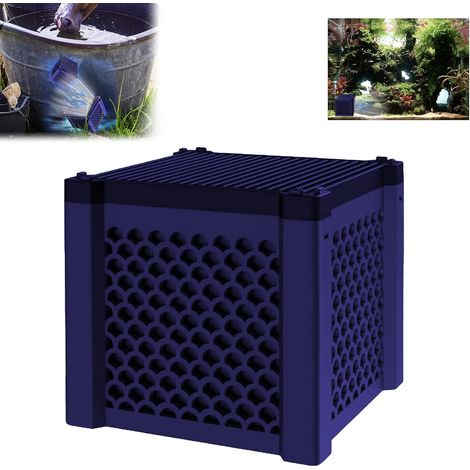 Eco-Aquarium Cube purificateur d'eau, cube filtre à charbon actif 2025, filtration super forte pour aquarium, aquarium, bac à chevaux et étangs Bloc purificateur en nid d'abeille