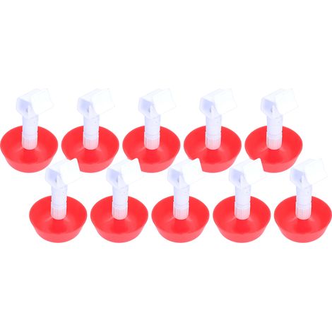 10 Gobelets abreuvoir pour poussins en plastique, système d'abreuvement pour volailles, bols pour poulailler (1/5)