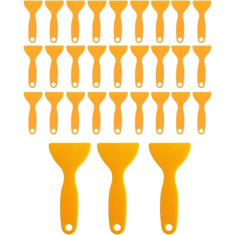 30 spatules en plastique, outils pour appliquer des autocollants et éliminer les bulles d'air