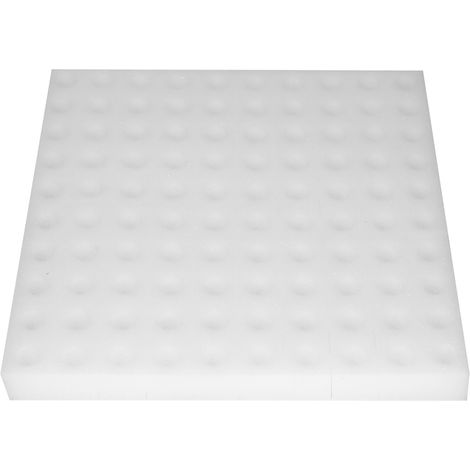 Lot de 100 éponges carrées pour semis hydroponiques, outil de jardinage pour serre. (1/5)