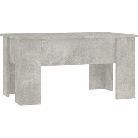 Maison Exclusive - Tavolino da Salotto Grigio Cemento 79x49x41cm Legno Multistrato (1/5)