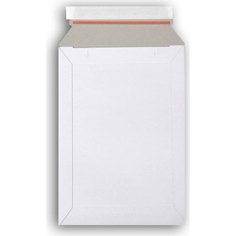 Lot de 5 enveloppes carton B-Box 1 BLANC compatible Lettre Suivie / Lettre Max La Poste