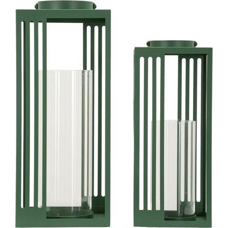 Lanterne Linee coppia, 18,3x18,3x43,5-15x15x36,5 cm (1/5)
