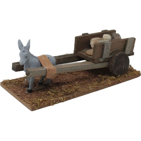 Carretto con Carico Pietre per Presepe 86655D (1/5)