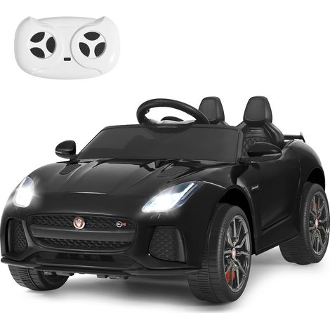 Voiture électrique 12v pour enfants 3-8 ans 107,5 x 66 x 50 cm avec télécommande 2.4g et sécurité renforcée en PP noir