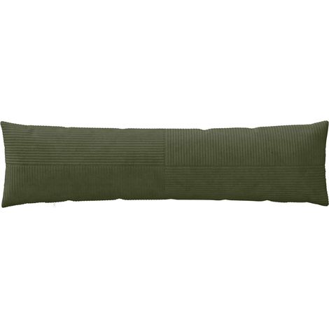 vidaXL Funda de almohada 2 pcs ALMELO Verde 40 x 145 cm pana (1/2)