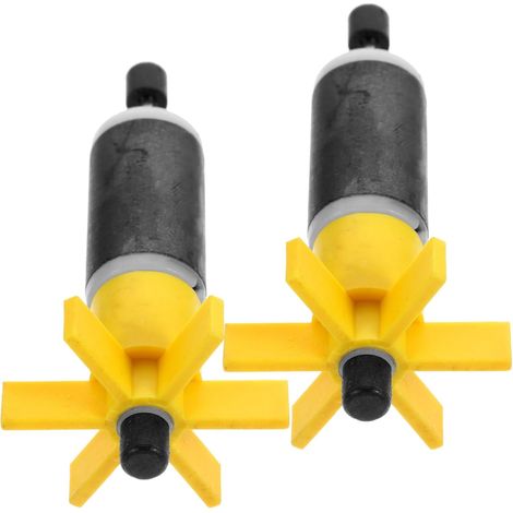 3 Ensembles Rotor De Pompe Submersible Piscine Roue De Pompe De Bain À Remous Roue Avec Arbre De Rechange Pour De Rotor De De Rechange Plastique 2 Pièces x 3