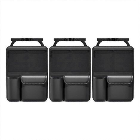 Ensemble de sacs de rangement en cuir pour coffre de voiture, outils pliables pour dossier de siège auto (1/5)
