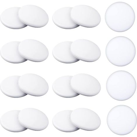 -20 Butoirs Porte Silicone Adhésif, Protège-Murs Anti-Chocs Réutilisables, Gel Absorbant Choc pour Pare-Chocs et Protection Surface Murale - (1/5)