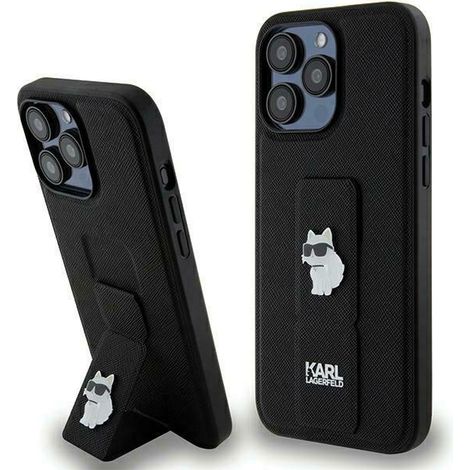 Karl Lagerfeld Gripstand Schwarze iPhone 13 Hülle (1/5)
