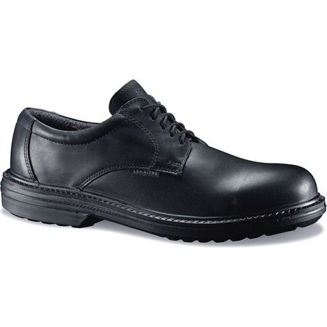 Calzatura di sicurezza bassa in pelle Lemaitre S3 Pegase SRC 100% non metallica Nero 40