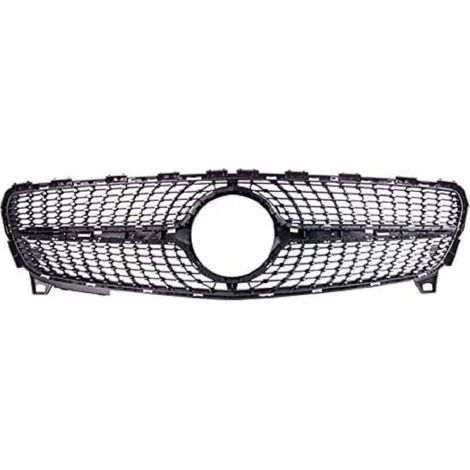 Grille de calandre avant noire Mercedes Classe A W176 phase 2 2015-2018