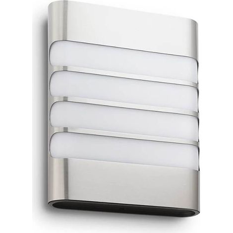 Philips Raccoon Aplique de pared exterior - 1 luz - Inox (1/4)