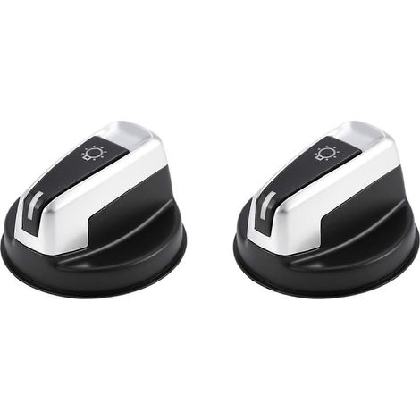 2 boutons rotatifs pour interrupteur de phares automobiles BMW Série 1 E88 E82, Série 3 E90 E91, X1 E84 (1/5)
