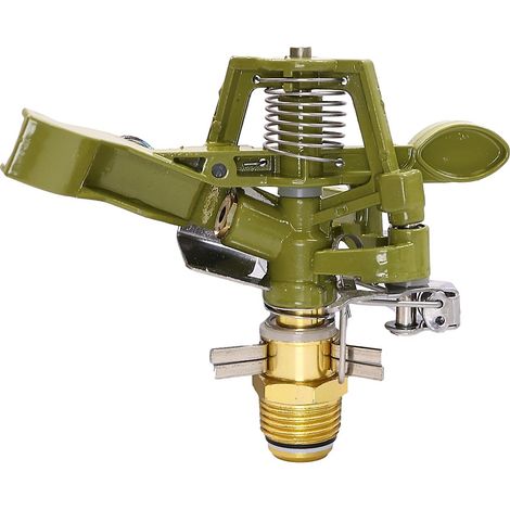 Arroseur sectoriel en métal, 1/2" 10-15m 10-20l/min Arroseur pulsé Impulsion (1/3)