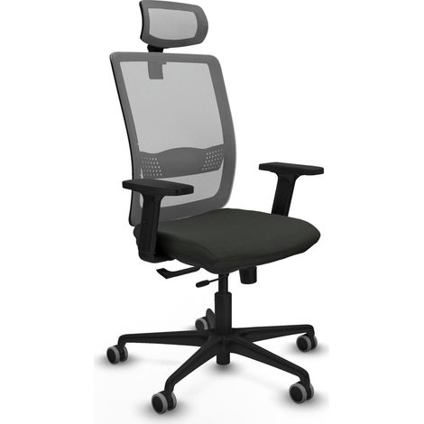 Silla de oficina piqueras y crespo Haches gris nylon cómoda (1/2)