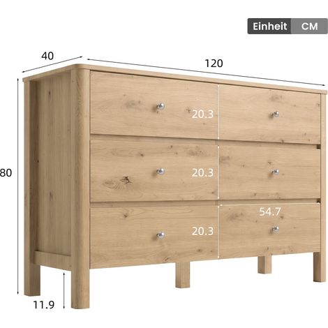 Möbelstück aus Stoff in Oak 120 x 40 x 80 cm HOMAIRE (1/5)