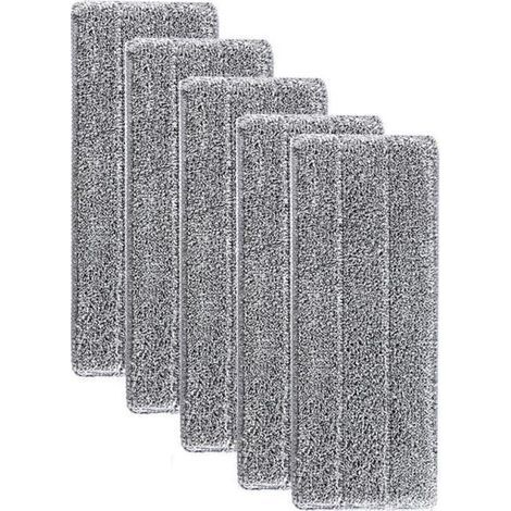 Serpillères en Microfibre pour Balai Lave-Sol Housse de Nettoyage de Rechange Tête de Ménage de Vadrouille pour Balai Plat 33x12mm-ARCAN (1/4)
