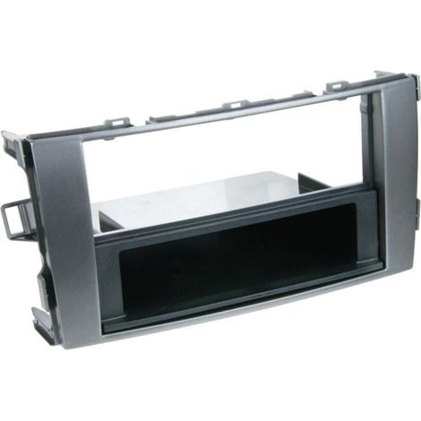 Support Autoradio compatible avec Toyota Auris 07-12 - Gris fonce