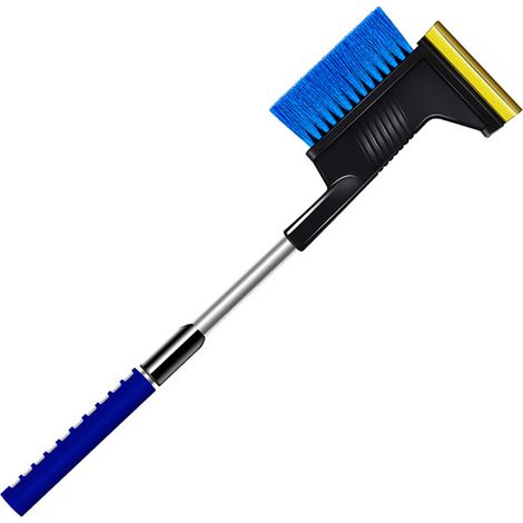Grattoir à neige pour pelle de voiture, brosse extensible en alliage d'aluminium avec tête Oxford, marteau de sécurité, aucun dommage à la peinture et au verre (1/5)