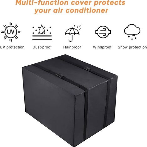 Dust cover for the outdoor unit of the air conditioner, protective cover for the air conditioner, 433432cm (1/4)