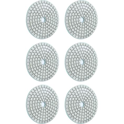 Lot de 10 disques de polissage diamantés à eau de 7,6 cm (3 pouces), grain 2000, pour granit et marbre. (1/5)