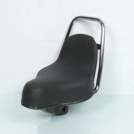 Selle pilote type chopper pour mobylette Peugeot 103 marquage (1/5)