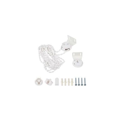 Embrayage de Store à Rouleau pour Supports de Store de Rouleau de Tube Extérieur de 38mm Matériel de Traitement de Fenêtre avec Supports en Métal, Chaîne de Perles, Vis (Blanches) (1/5)