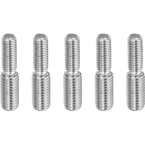 Boulon à Tige Filetée Double Extrémité M8M1040, Lot de 5 Boulons en Acier Inoxydable 304 pour Réduction de Filetage Dans le Matériel de Meubles, Longueur de 41mm (1/5)