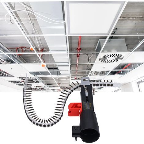 Adaptateur pour Pistolet à Clous Automatique, Tête de Clouage Réglable pour Perceuse Électrique avec 50 Clous en Chaîne (1/5)