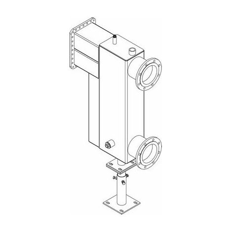 Weichengruppe Kaskade GB402 Weiche DN150, PN6 mit Wärmeschutz - 7736613102 von Buderus