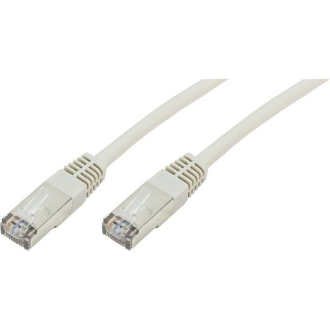 LogiLink 992203 RJ45 Patchkabel CAT 5e SF/UTP 0.25 m Grau 1 St.